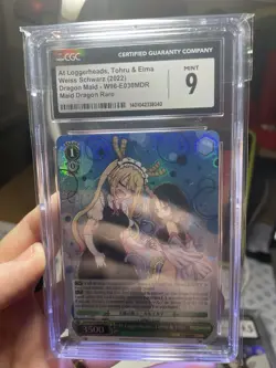 Weiss Schwartz FOIL W96-030MDR Dog and Monkey Naka Tall & Elma Japan, TCG CGC 9 - Image 2