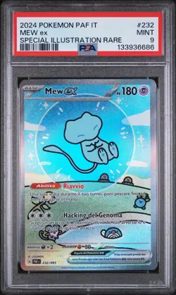 Pokemon Card Italian - Mew Ex Alternative #232 - Destino di Paldea - PSA 9 MINT - Image 2