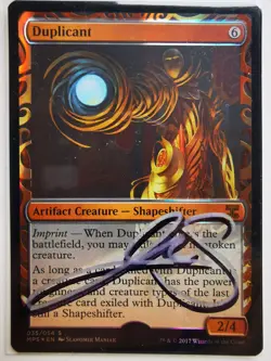 Foil Duplicant Mtg Artist Proof Signed - Kaladesh Inventions Masterpiece Series - Image 2