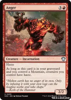 MTG Anger 235 Commander: Secrets of Strixhaven Magic - Image 1