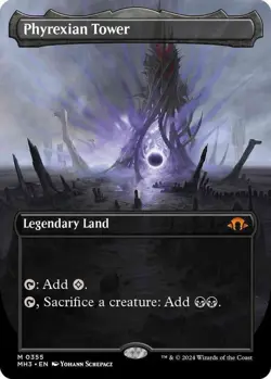Phyrexian Tower - Foil - Borderless Modern Horizons 3 MTG - Image 1