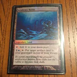 LP MTG FOIL Academy Ruins Time Spiral Magic the Gathering - Image 1