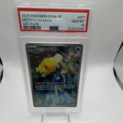 Pokemon TCG Misty's Psyduck Sv9a: Heat Wave Arena 071/063 Art Rare Holo PSA 10 - Image 1
