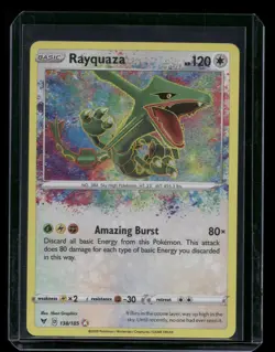 Rayquaza 138/185 Amazing Rare Vivid Voltage Pokemon Card NM/M - Image 1
