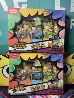 Pokemon TCG Ascended Heroes Deluxe Pin Collection New Sealed x2 - Image 1