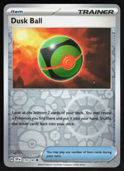DUSK BALL ( SSP 175/191 ) REVERSE HOLO - Pokemon - 2024 INC. LP - Image 1