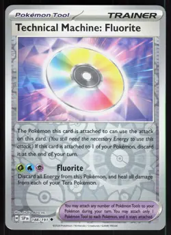 TECHNICAL MACHINE: FLUORITE ( SSP 188/191 ) REVERSE HOLO - Pokemon - INC. LP - Image 1