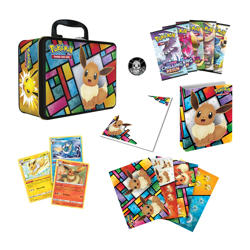 Pokemon COSTCO 3-PACK EEVEE TREASURE COLLECTORS CHEST TIN POKEBALLS BUNDLE NEW! - Image 2