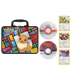 Pokemon COSTCO 3-PACK EEVEE TREASURE COLLECTORS CHEST TIN POKEBALLS BUNDLE NEW! - Image 3