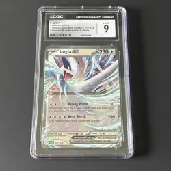 Lugia ex 017/034 Pokemon TCG: Classic Collection: Venusaur Deck Holo CGC 9 - Image 1