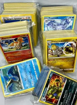 500 Pokemon TCG Card Bulk Lot - Guaranteed 25 Holo/Reverse Holo, holo 1 vmax 1 V - Image 2