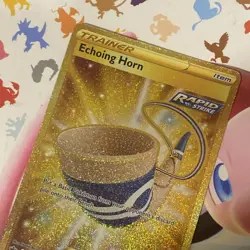 Pokemon Card Echoing Horn 225/198 Chilling Reign Secret Rare NM - Image 3