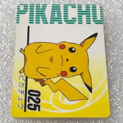 Pokemon Japanese Vintage Mini Carddass Animation Version -- Pikachu #2579 - Image 1