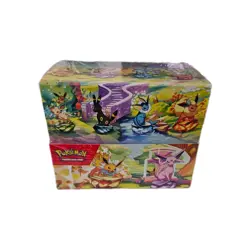 Pokemon TCG Prismatic Evolutions Mini Tin Display Case | 8 Tins / Factory Sealed - Image 1