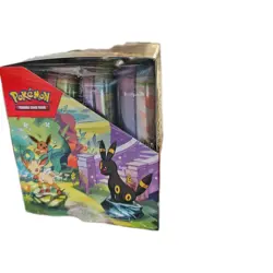 Pokemon TCG Prismatic Evolutions Mini Tin Display Case | 8 Tins / Factory Sealed - Image 3