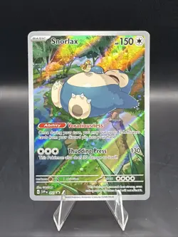 Snorlax 051 Holo Promo Scarlet & Violet 151 ETB Promo Pokemon English NM - Image 1