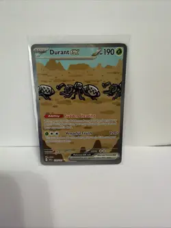 Pokemon TCG Durant illustration rare holo rare EX 215/191 Surging Sparks - Image 1