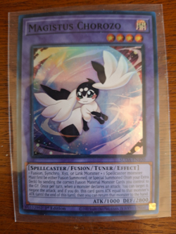 Yugioh Magistus Chorozo SUDA-EN100 Super Rare 1st Ed NM - Image 1