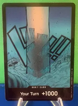 DON!! Card (Enel Lightning) - One Piece Adventure on Kami’s Island - Near Mint - Image 1