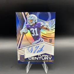2025 Donruss Elite DJ Giddens Turn of the Century Auto RC #/299 Colts / TCU - Image 1