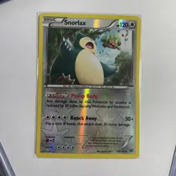 Snorlax 118/162 Reverse Holo XY Breakthrough Pokemon Card 2015 NM - Image 1