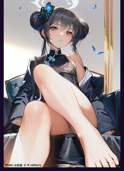 Blue Archive Kisaki Ryuuge Doujin Card Sleeve Protector - Image 1