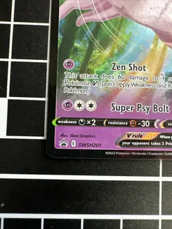 Espeon V SWSH201 Holo - Pokemon TCG Sword & Shield Promo Card - Image 5
