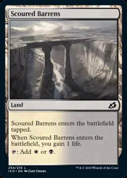 Scoured Barrens - Near Mint MTG Ikoria: Lair of Behemoths - Image 1