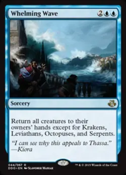 Heavy Play, English MTG Regular Whelming Wave Duel Decks: Elspeth vs. Kiora Magi - Image 1