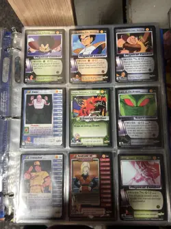 Dragon Ball Z Mix Cards Collection Binder Lot 225 Cards Dragon Ball In Sleeves - Image 4