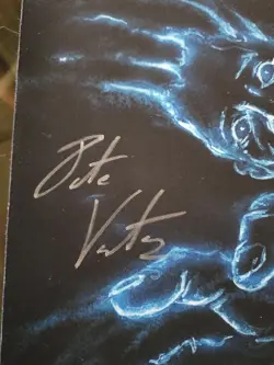 The Abyss Play Mat MTG Playmat SIGNED Pete Venters OFFICIAL Wizards Magic - Image 2
