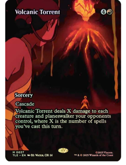 Volcanic Torrent - Foil - Borderless Avatar MTG - Image 1