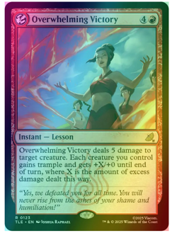 Overwhelming Victory - Foil Avatar MTG - Image 1