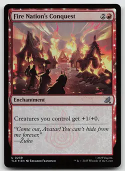 Fire Nation's Conquest C Foil Avatar: The Last Airbender: Eternal-Legal 239 - Image 1
