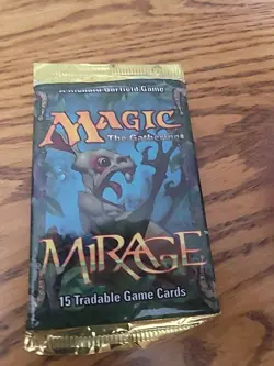 Magic The Gathering Booster Pack Mirage Unopened WOC MTG - Image 1
