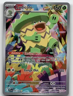 LUDICOLO 095/094 ILLUSTRATION RARE PHANTASMAL FLAMES POKEMON NEAR MINT - Image 2