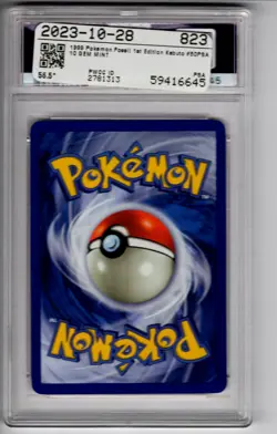 1999 Pokemon TCG Fossil Set 1st Edition #50 Kabuto PSA 10 GEM MINT Vintage WOTC - Image 2