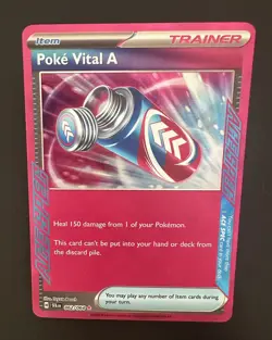 Poke Vital A 062/064 Sv: Shrouded Fable Holo Pokemon TCG - Image 1