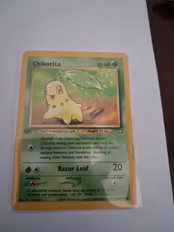 Pokemon Chikorita 1st Edition Neo Genesis Regular Card 54/111 - Image 1