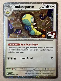 Pokemon Card - Dudunsparce - Cosmos HOLO Promo (129/162) Prize Pack Series 7 NM - Image 1