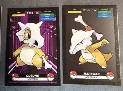 CUBONE X MAROWAK EVOLUTION LOT - POKEMON KANTO CREALASER RARE TCG CARDS - Image 1
