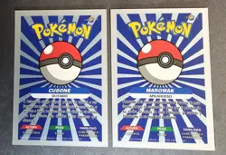 CUBONE X MAROWAK EVOLUTION LOT - POKEMON KANTO CREALASER RARE TCG CARDS - Image 2