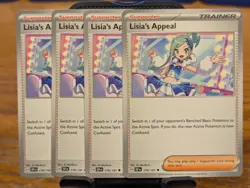Pokemon TCG Surging Sparks Lisia's Appeal 179/191 x4 Playset - Image 1