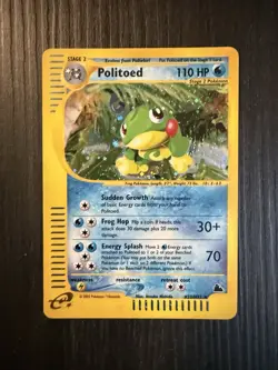 Politoed H23/H32 Skyridge Holo Ultra Rare Pokemon TCG Nintendo NM (Near Mint) - Image 1