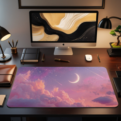 MTG Playmat | Kawaii Pink Sky Themed Playmat | Unofficial MTG Playmat - Image 1