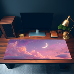 MTG Playmat | Kawaii Pink Sky Themed Playmat | Unofficial MTG Playmat - Image 3