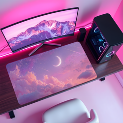 MTG Playmat | Kawaii Pink Sky Themed Playmat | Unofficial MTG Playmat - Image 4