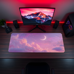 MTG Playmat | Kawaii Pink Sky Themed Playmat | Unofficial MTG Playmat - Image 5