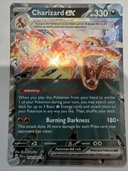 Charizard ex - 054/091 - Double Rare - Paldean Fates - Pokemon - Image 1