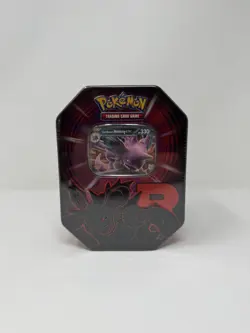 Pokemon TCG Destined Rivals Team Rocket Tin Nidoking EX Sealed Brand New - Image 1